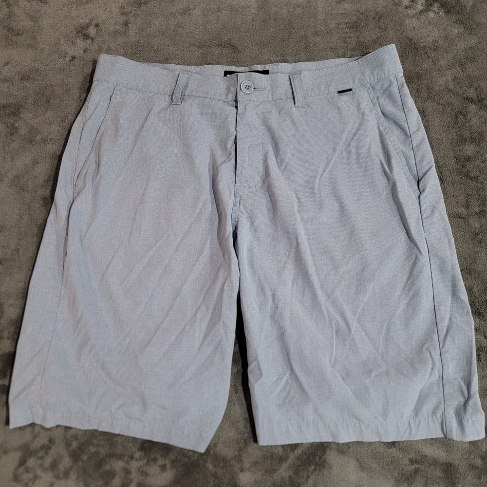 TravisMathew Shorts Men 34 Fits 36 Blue Golf Performance Stretch 10" Lightweight